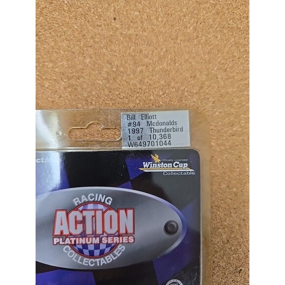 RACING ACTION PLATINUM SERIES #94 BILL ELLIOTT NASCAR Ford MCDONALDS CAR 1997 - Picture 2 of 4